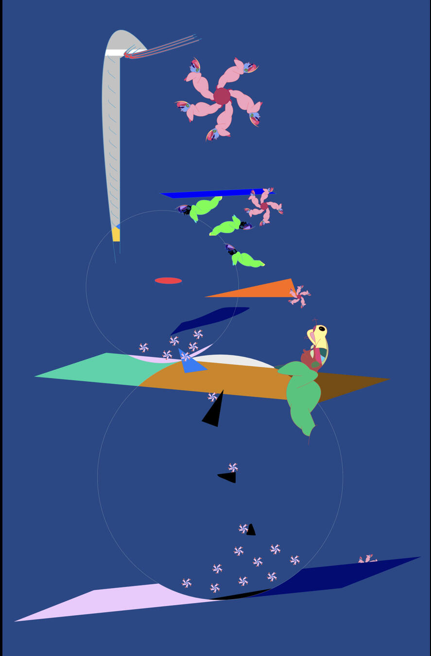 Synchronised Surrealism in the Sands of Time