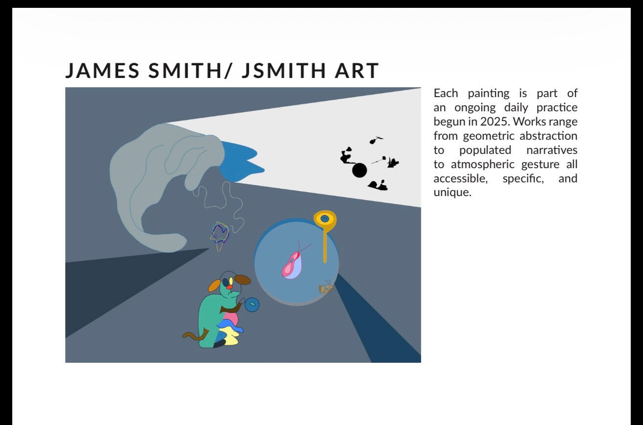 Catalogue Entry JSmith Art
